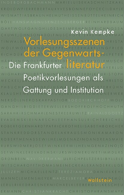 Vorlesungsszenen der Gegenwartsliteratur (Hardcover)