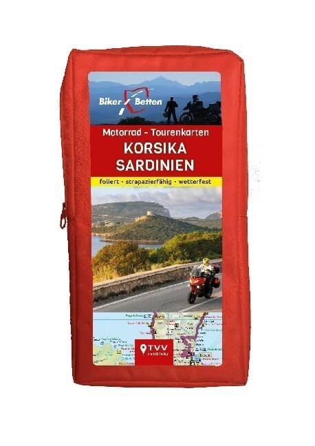 Tourenkarten Set Korsika Sardinien (Sheet Map)