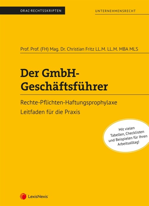 Der GmbH-Geschaftsfuhrer (Paperback)