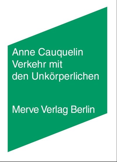 Verkehr mit den Unkorperlichen (Paperback)