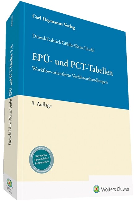 EPU- und PCT-Tabellen (Hardcover)