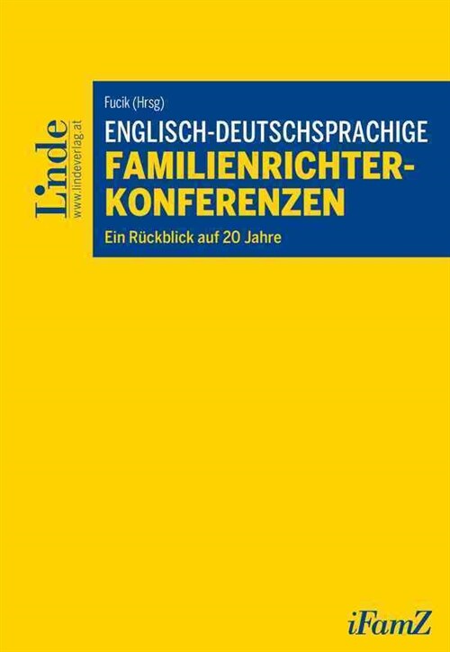 Englisch-deutschsprachige Familienrichterkonferenzen (Paperback)