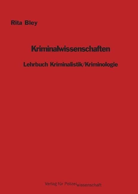 Kriminalwissenschaften (Book)