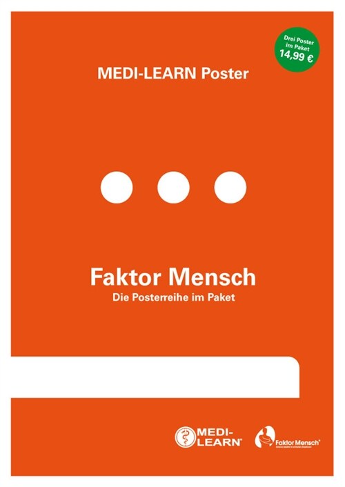 Faktor Mensch - Die Posterreihe im Paket (3 Poster), 3 Teile (Poster)