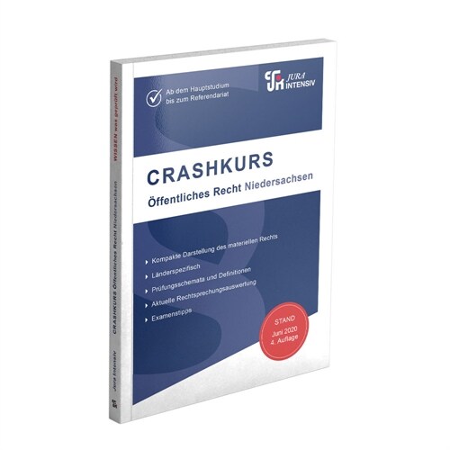 CRASHKURS Offentliches Recht - Niedersachsen (Paperback)