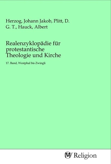 Realenzyklopadie fur protestantische Theologie und Kirche (Paperback)