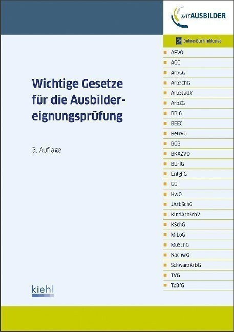 Wichtige Gesetze fur die Ausbildereignungsprufung (WW)