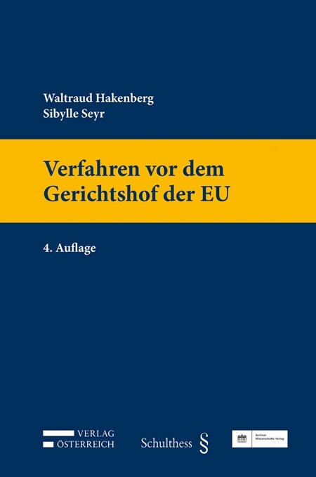Verfahren vor dem Gerichtshof der EU (Hardcover)