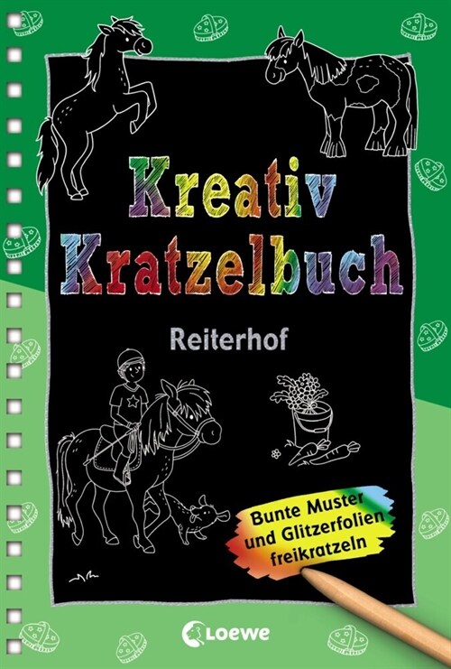 Kreativ-Kratzelbuch: Reiterhof (Paperback)