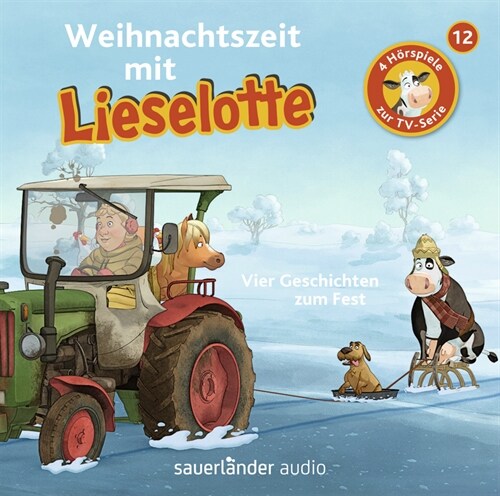 Weihnachtszeit mit Lieselotte, 1 Audio-CD (CD-Audio)