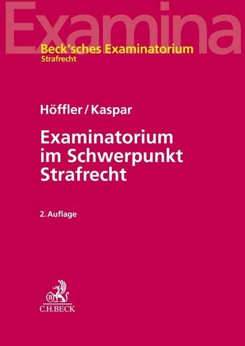 Examinatorium im Schwerpunkt Strafrecht (Paperback)