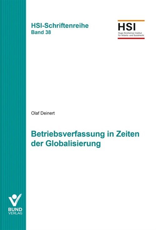 Betriebsverfassung in Zeiten der Globalisierung (Paperback)