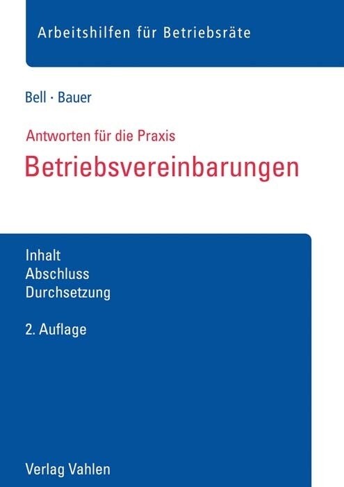 Betriebsvereinbarungen (Book)