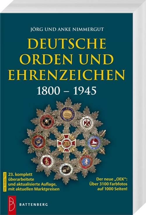 Deutsche Orden und Ehrenzeichen 1800 - 1945 (Paperback)