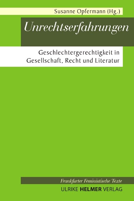 Unrechtserfahrungen (Paperback)