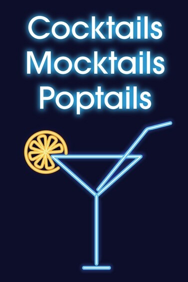 Cocktails - Mocktails - Poptails (Hardcover)