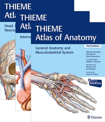 THIEME Atlas of Anatomy, Three Volume Set, Third Edition (Paperback)
