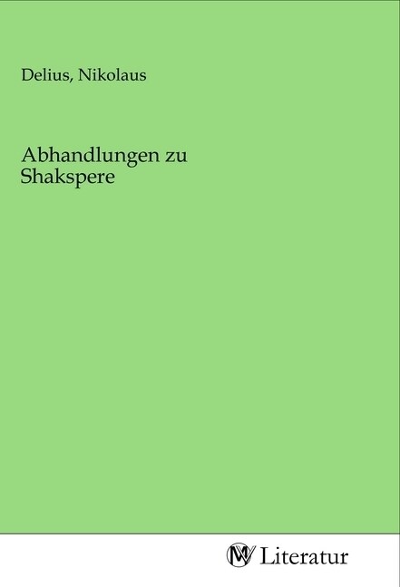 Abhandlungen zu Shakspere (Paperback)