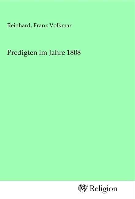 Predigten im Jahre 1808 (Paperback)