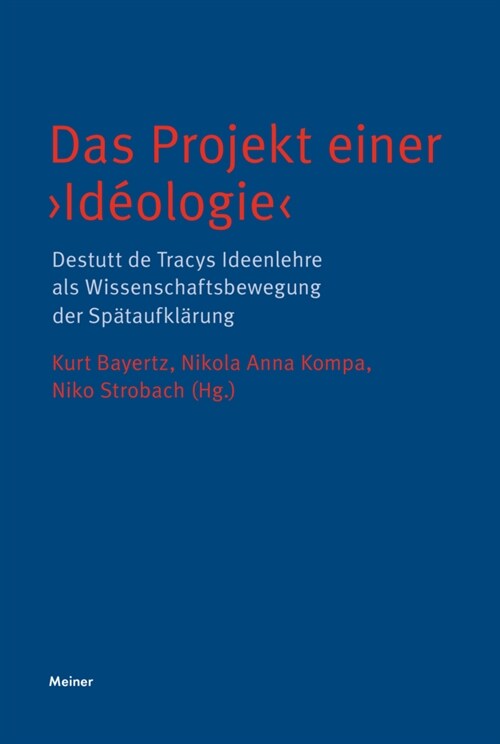 Das Projekt einer Ideologie (Hardcover)