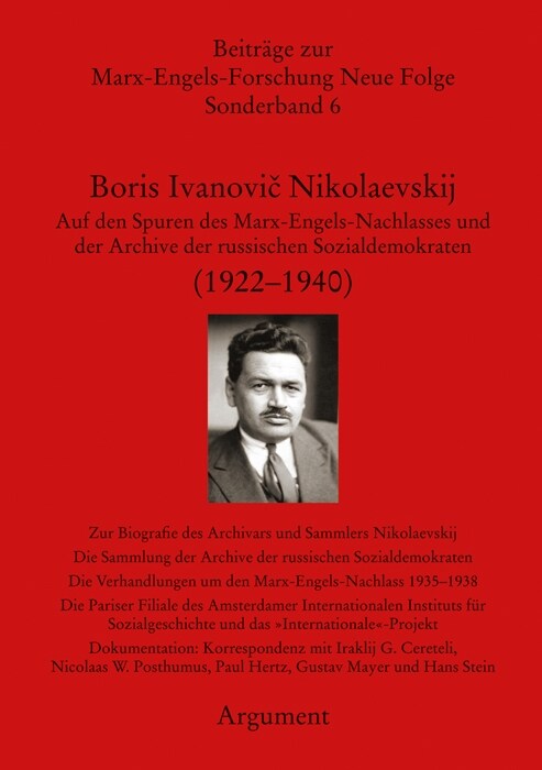 Boris Ivanovic  Nikolaevskij (Paperback)