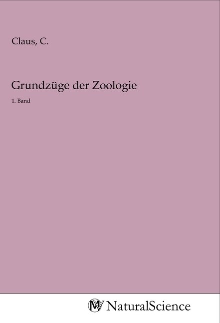 Grundzuge der Zoologie (Paperback)