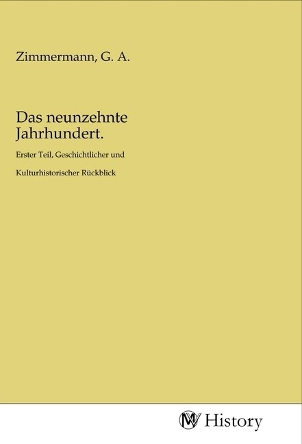 Das neunzehnte Jahrhundert. (Paperback)