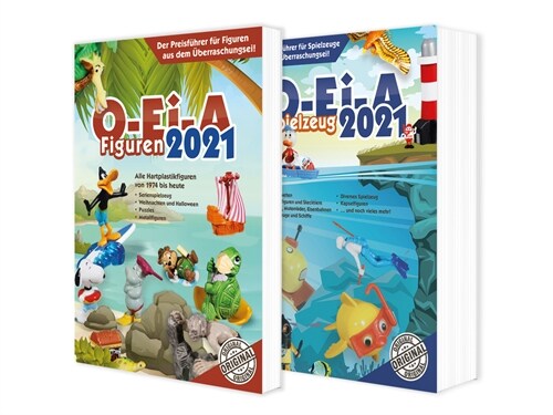 O-Ei-A Figuren 2021 - Das Original / O-Ei-A Spielzeug 2021 - Das Original, 2 Bde. (Paperback)