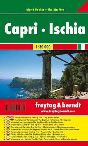 Freytag & Berndt Autokarte Capri, Ischia (Sheet Map)