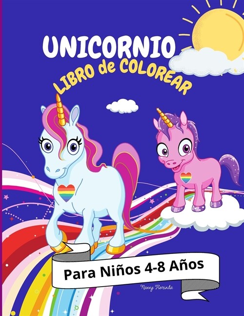 Unicornio Libro de Colorear (Paperback)