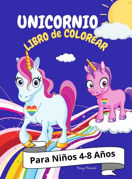 Unicornio Libro de Colorear (Hardcover)