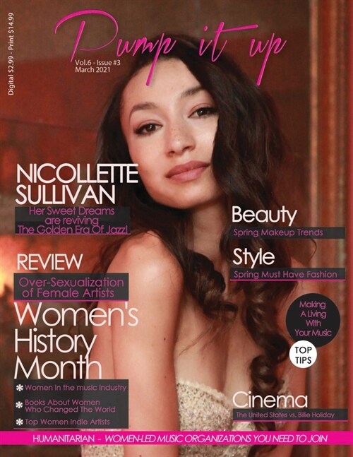 Pump it up Magazine - Nicollette Sullivan - Womens History Month Edition (Paperback)