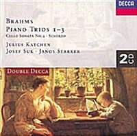 [수입] Julius Katchen - 브람스: 피아노 3중주집, 첼로 소나타 2번 (Brahms : Piano Trios No.1-3 & Cello Sonata No.2) (2CD)