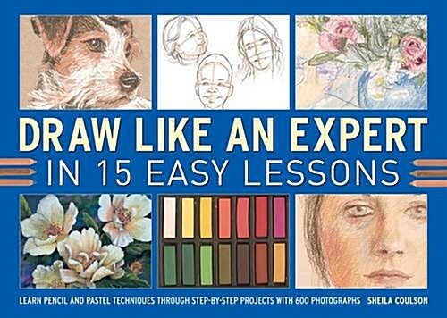 Draw Like an Expert in 15 Easy Lessons : Learn Pencil and Pastel Techniques Through Step-by-step Projects with 600 Photographs (Spiral Bound)