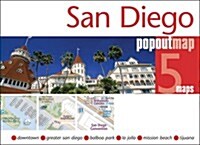 San Diego Popout Map (Sheet Map, folded)