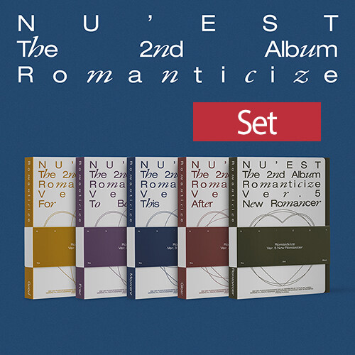 [SET] 뉴이스트 - NU’EST The 2nd Album Romanticize [버전 5종 세트]