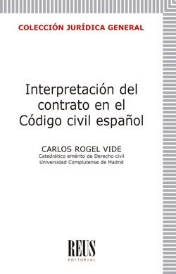 Interpretacion del contrato en el Codigo Civil espanol (Fold-out Book or Chart)