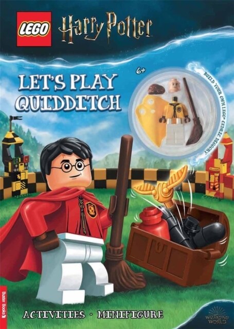 LEGO® Harry Potter™: Lets Play Quidditch Activity Book (with Cedric Diggory minifigure) (Paperback)