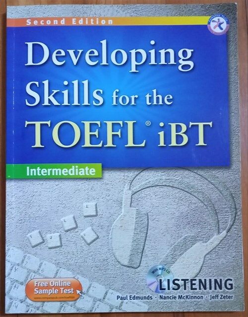 [중고] Developing Skills for the TOEFL iBT Listening : Intermediate (Paperback + MP3 CD, 2nd Edition)