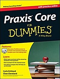 Praxis Core for Dummies, with Online Practice Tests (Paperback)