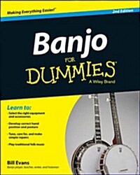 Banjo for Dummies: Book + Online Video and Audio Instruction (Paperback, 2, Revised)