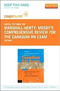 Mosbys Comprehensive Review for the Canadian Rn Exam - Pageburst E-book on Vitalsource Retail Access Card (Pass Code)