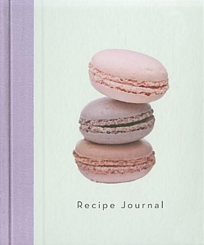Three Macaroons- Large Recipe Journal (Hardcover)