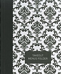 Takeout Menu Folder: Elegant Black (Hardcover)