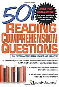 501 Reading Comprehension Questions (Paperback, 5, Revised, Update)