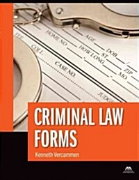 Criminal Law Forms [with Cdrom] [With CDROM] (Other)