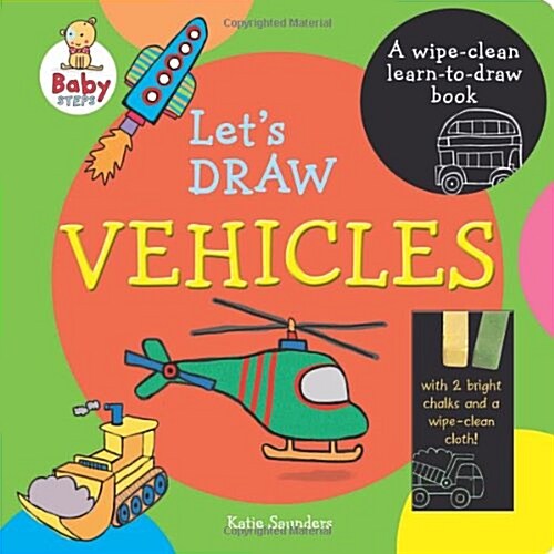 Baby Steps Lets Draw Vehicles Wipe Clean (Hardcover)