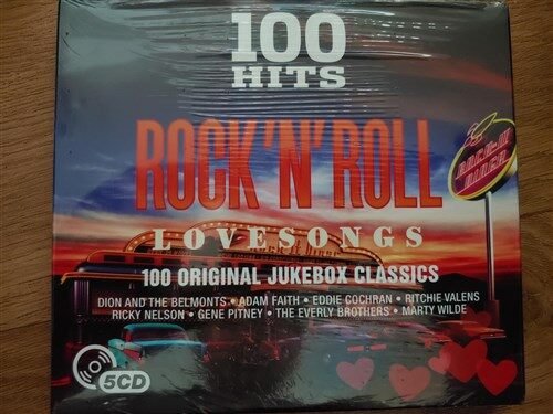 [중고] 로큰롤 사랑노래 팝송 100곡집 ROCK‘N ROLL LOVESONGS 100 HITS 5CD