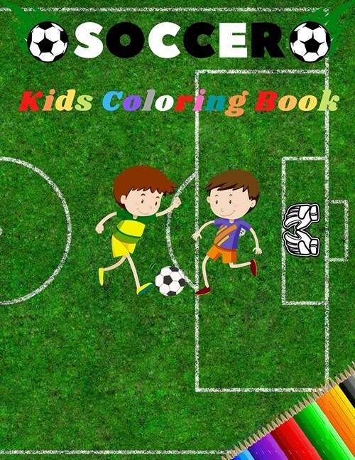 Soccer Kids Coloring Book (Paperback)