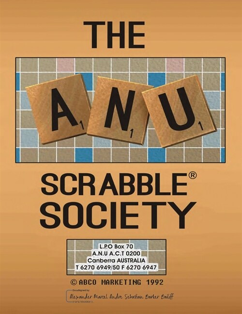 The ANU Scrabble Society (Paperback)